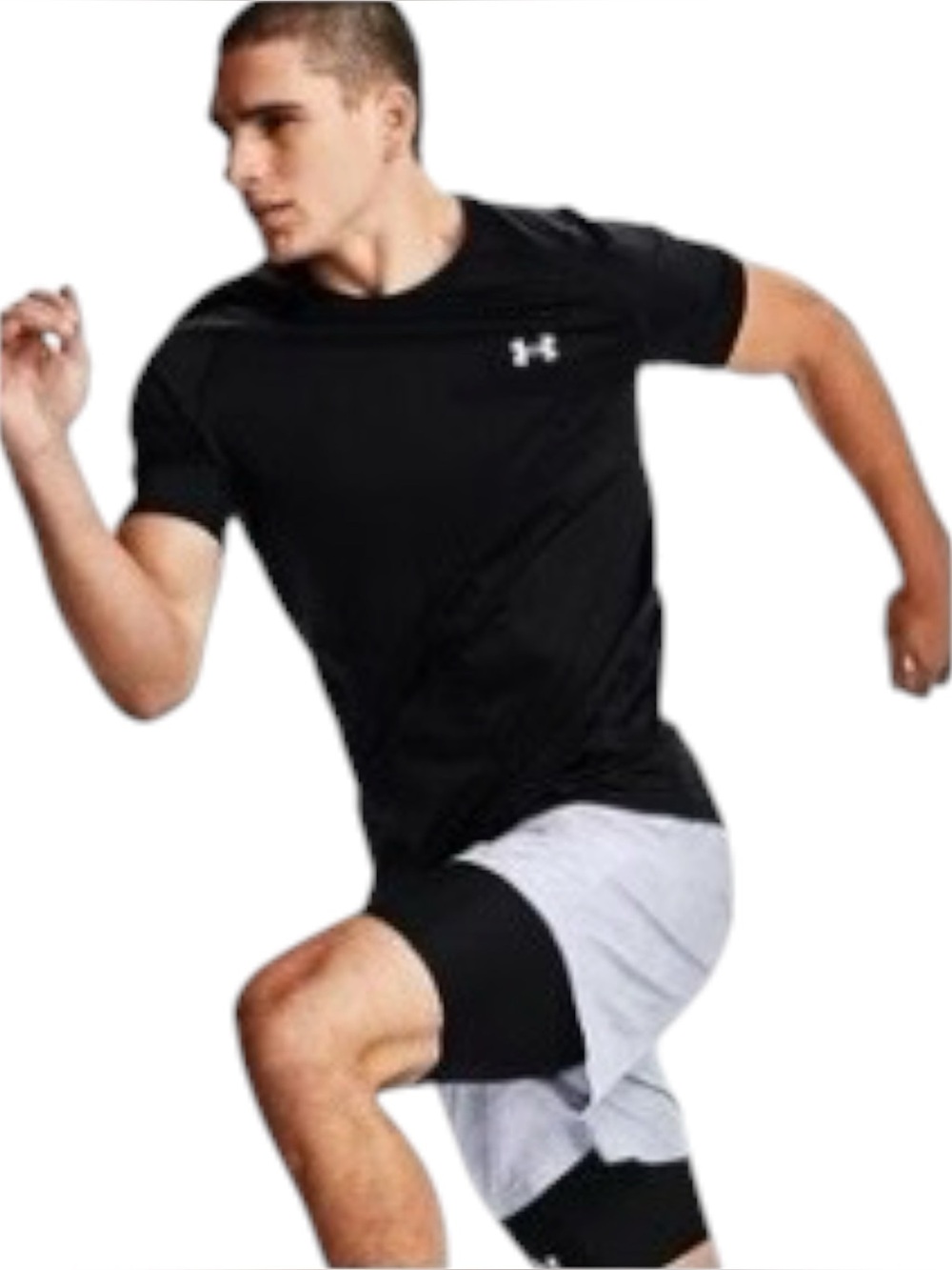 Under Armour HeatGear Loose Black Short Sleeve Moisture Wicking Performance Tee
